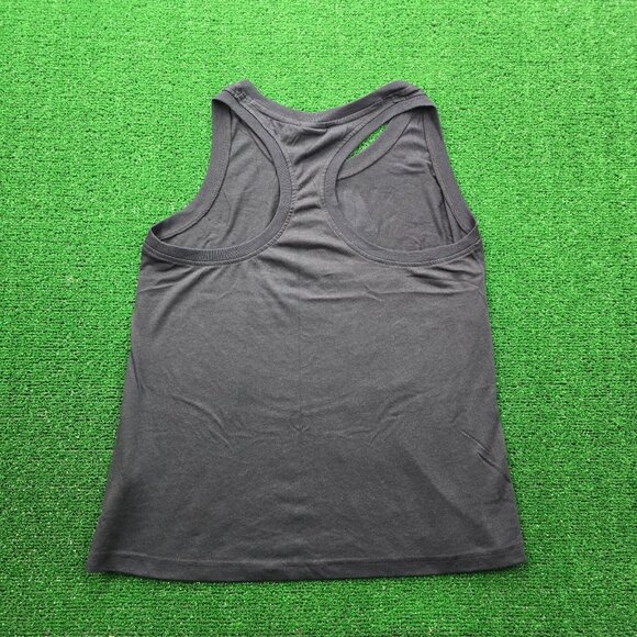 Nike Womens Tank Top Large Black Ask Me About My Kicks Training Workout Gym - Picture 9 of 9